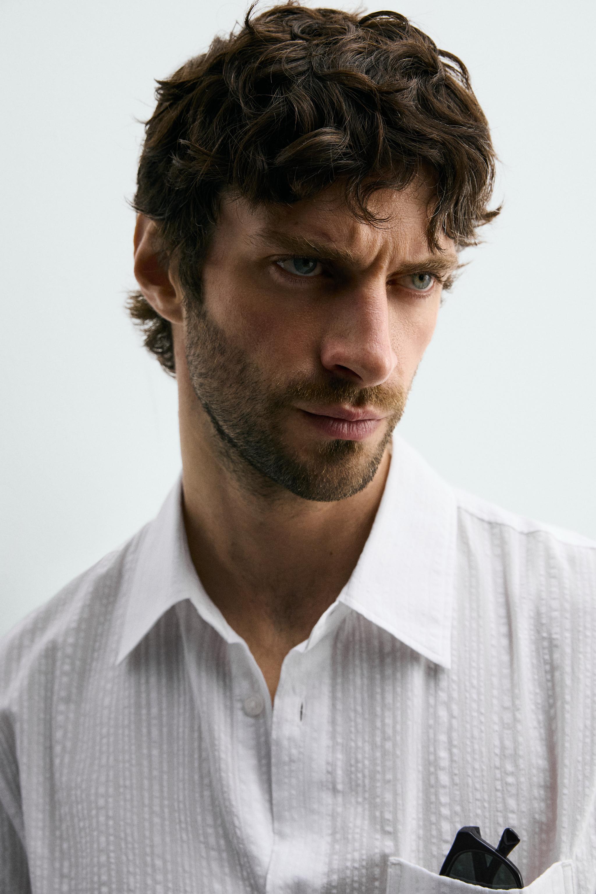 STRIPED JACQUARD SHIRT